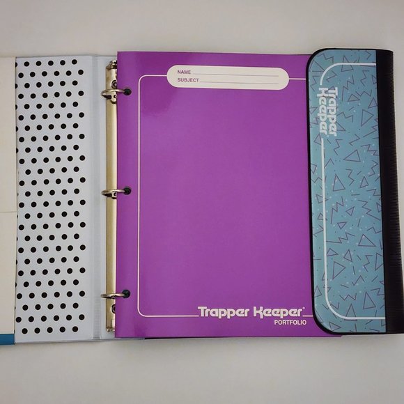 NWT Mead Original Trapper Keeper Binder - 80s 90s Vintage Retro Funky Style - Picture 4 of 9